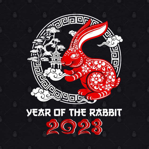 Year Of the Rabbit 2023 - Chinese Zodiac New Year 2023 by Sandra Holloman